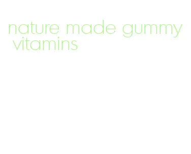 nature made gummy vitamins