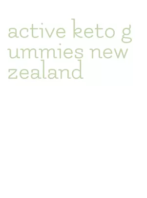 active keto gummies new zealand