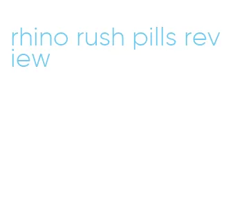 rhino rush pills review