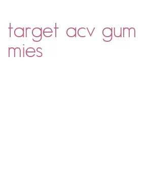 target acv gummies