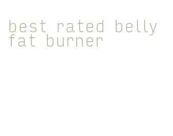 best rated belly fat burner