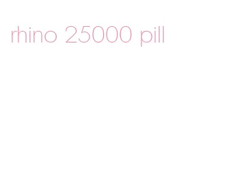 rhino 25000 pill