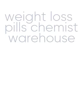 weight loss pills chemist warehouse