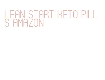 lean start keto pills amazon