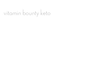 vitamin bounty keto