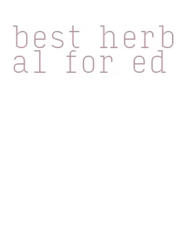 best herbal for ed