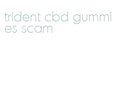 trident cbd gummies scam