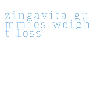 zingavita gummies weight loss