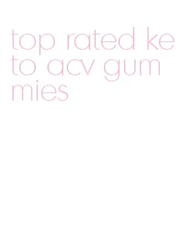 top rated keto acv gummies