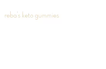 reba's keto gummies