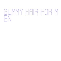 gummy hair for men