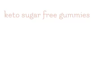 keto sugar free gummies