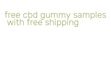 free cbd gummy samples with free shipping