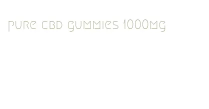 pure cbd gummies 1000mg