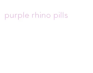 purple rhino pills