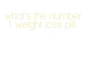 what's the number 1 weight loss pill