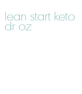 lean start keto dr oz