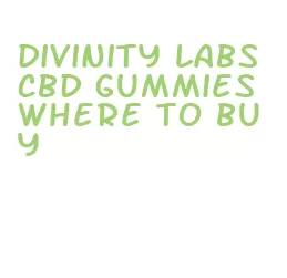 divinity labs cbd gummies where to buy