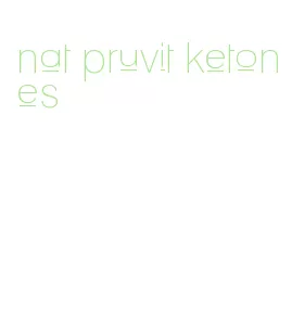 nat pruvit ketones