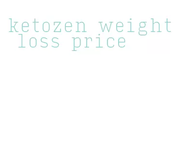 ketozen weight loss price