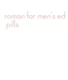 roman for men's ed pills