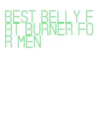 best belly fat burner for men