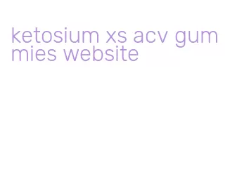 ketosium xs acv gummies website