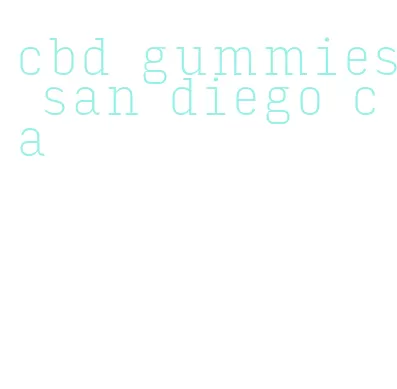 cbd gummies san diego ca