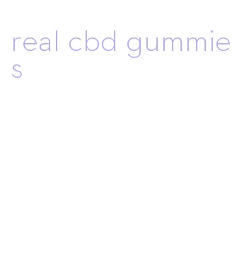 real cbd gummies