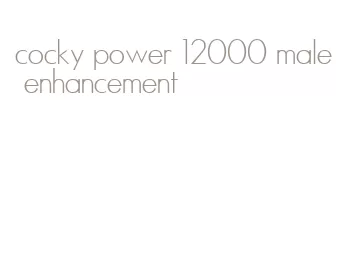 cocky power 12000 male enhancement