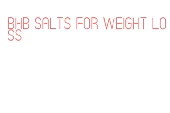 bhb salts for weight loss