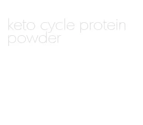 keto cycle protein powder